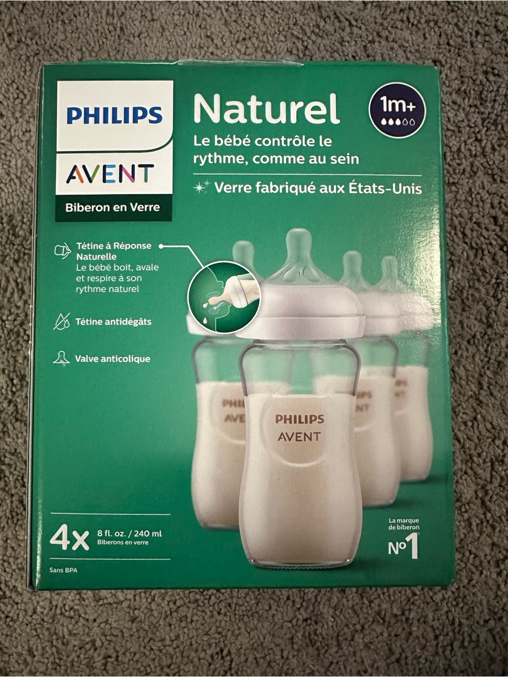 Philips Avent Baby Bottles (4-Pack)
